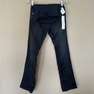 Women's Dark Blue Maternity Jeans Luxe Essentials Denim size 6/28